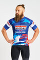 BONAVELO Kolesarski dres s kratkimi rokavi - SOUDAL-QUICKSTEP 2025 - modra/bela
