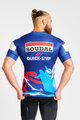 BONAVELO Kolesarski dres s kratkimi rokavi - SOUDAL-QUICKSTEP 2025 - modra/bela