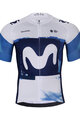 BONAVELO Kolesarski dres s kratkimi rokavi - MOVISTAR 2025 - bela/modra