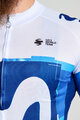 BONAVELO Kolesarski dres s kratkimi rokavi - MOVISTAR 2025 - bela/modra