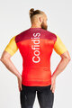 BONAVELO Kolesarski dres s kratkimi rokavi - COFIDIS 2025 - rdeča/rumena
