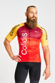 BONAVELO Kolesarski dres s kratkimi rokavi - COFIDIS 2025 - rdeča/rumena