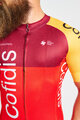 BONAVELO Kolesarski dres s kratkimi rokavi - COFIDIS 2025 - rdeča/rumena