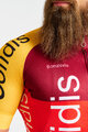 BONAVELO Kolesarski dres s kratkimi rokavi - COFIDIS 2025 - rdeča/rumena