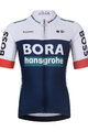 BONAVELO Kolesarski dres s kratkimi rokavi - BORA KID 2025 - modra/večbarvno