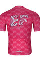 BONAVELO Kolesarski dres s kratkimi rokavi - EDUCATION FIRST 2025 - rožnata