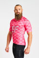 BONAVELO Kolesarski dres s kratkimi rokavi - EDUCATION FIRST 2025 - rožnata