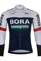 BONAVELO Kolesarski dres z dolgimi rokavi zimski - BORA 2025 WINTER - modra/bela