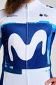 BONAVELO Kolesarski dres z dolgimi rokavi zimski - MOVISTAR 2025 WINTER  - bela/modra