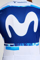 BONAVELO Kolesarski dres z dolgimi rokavi zimski - MOVISTAR 2025 WINTER  - bela/modra