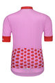 HOLOKOLO Kolesarski dres s kratkimi rokavi - FRUIT - rožnata