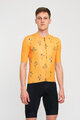 HOLOKOLO Kolesarski dres s kratkimi rokavi - METTLE - oranžna