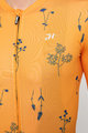 HOLOKOLO Kolesarski dres s kratkimi rokavi - METTLE - oranžna