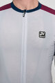 HOLOKOLO Kolesarski dres s kratkimi rokavi - TECHNICAL  - bordo/siva