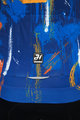 HOLOKOLO Kolesarski dres s kratkimi rokavi - STROKES - oranžna/modra