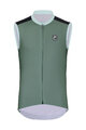 HOLOKOLO Kolesarski dres brez rokavov - SIMPLE - zelena/črna