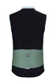 HOLOKOLO Kolesarski dres brez rokavov - SIMPLE - zelena/črna