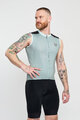 HOLOKOLO Kolesarski dres brez rokavov - SIMPLE - zelena/črna