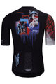 HOLOKOLO Kolesarski dres s kratkimi rokavi - SKETCH - črna/rdeča