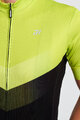 HOLOKOLO Kolesarski dres s kratkimi rokavi - ARROW II - svetlo zelena/črna