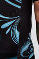HOLOKOLO Kolesarski dres s kratkimi rokavi - DRAGON - modra/črna