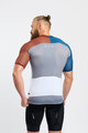 HOLOKOLO Kolesarski dres s kratkimi rokavi - PERFORMANCE - siva/večbarvno