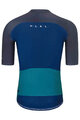 HOLOKOLO Kolesarski dres s kratkimi rokavi - PERFORMANCE - zelena/vijolična