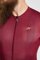 HOLOKOLO Kolesarski dres s kratkimi rokavi - EYELET - bordo