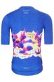 HOLOKOLO Kolesarski dres s kratkimi rokavi - VOYAGE - modra/večbarvno