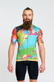 HOLOKOLO Kolesarski dres s kratkimi rokavi - DEER - zelena/večbarvno