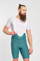 HOLOKOLO Kolesarske kratke hlače z naramnicami - NOVEL PRO - zelena
