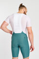 HOLOKOLO Kolesarske kratke hlače z naramnicami - NOVEL PRO - zelena