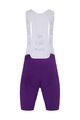 HOLOKOLO Kolesarske kratke hlače z naramnicami - NOVEL PRO - vijolična