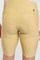 HOLOKOLO Kolesarske kratke hlače z naramnicami - NOVEL PRO - bež