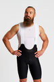 HOLOKOLO Kolesarske kratke hlače z naramnicami - NOVEL PRO - črna