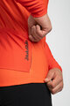 HOLOKOLO Kolesarski dres z dolgimi rokavi zimski - PERFORMANCE WINTER - oranžna