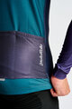 HOLOKOLO Kolesarski dres z dolgimi rokavi zimski - PERFORMANCE WINTER - vijolična/zelena