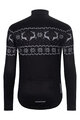 HOLOKOLO Kolesarski dres z dolgimi rokavi zimski - FROSTTRAIL WINTER - črna