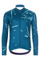 HOLOKOLO Kolesarski dres z dolgimi rokavi zimski - PASSION WINTER - modra