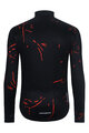 HOLOKOLO Kolesarski dres z dolgimi rokavi zimski - PASSION WINTER - črna/rdeča