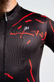 HOLOKOLO Kolesarski dres z dolgimi rokavi zimski - PASSION WINTER - črna/rdeča