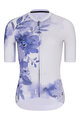 RIVANELLE BY HOLOKOLO Kolesarski dres s kratkimi rokavi - FLOWERY LADY - bela/vijolična/modra