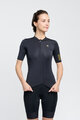 RIVANELLE Kolesarski dres s kratkimi rokavi - VICTORIOUS GOLD LADY - črna