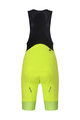 RIVANELLE Kolesarske kratke hlače z naramnicami - ACTIVE ELITE - rumena/črna