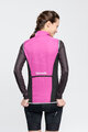 RIVANELLE Kolesarski brezrokavnik - WIND/RAIN LADY - vijolična