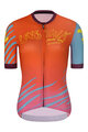 RIVANELLE Kolesarski dres s kratkimi rokavi - LESS TALK - rdeča/večbarvno