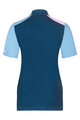 RIVANELLE Kolesarski dres s kratkimi rokavi - ADVENTURE - modra