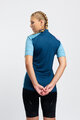 RIVANELLE Kolesarski dres s kratkimi rokavi - ADVENTURE - modra