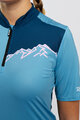 RIVANELLE Kolesarski dres s kratkimi rokavi - ADVENTURE - modra