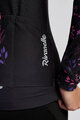 RIVANELLE Kolesarski dres z dolgimi rokavi zimski - OASIS WINTER - črna/rožnata